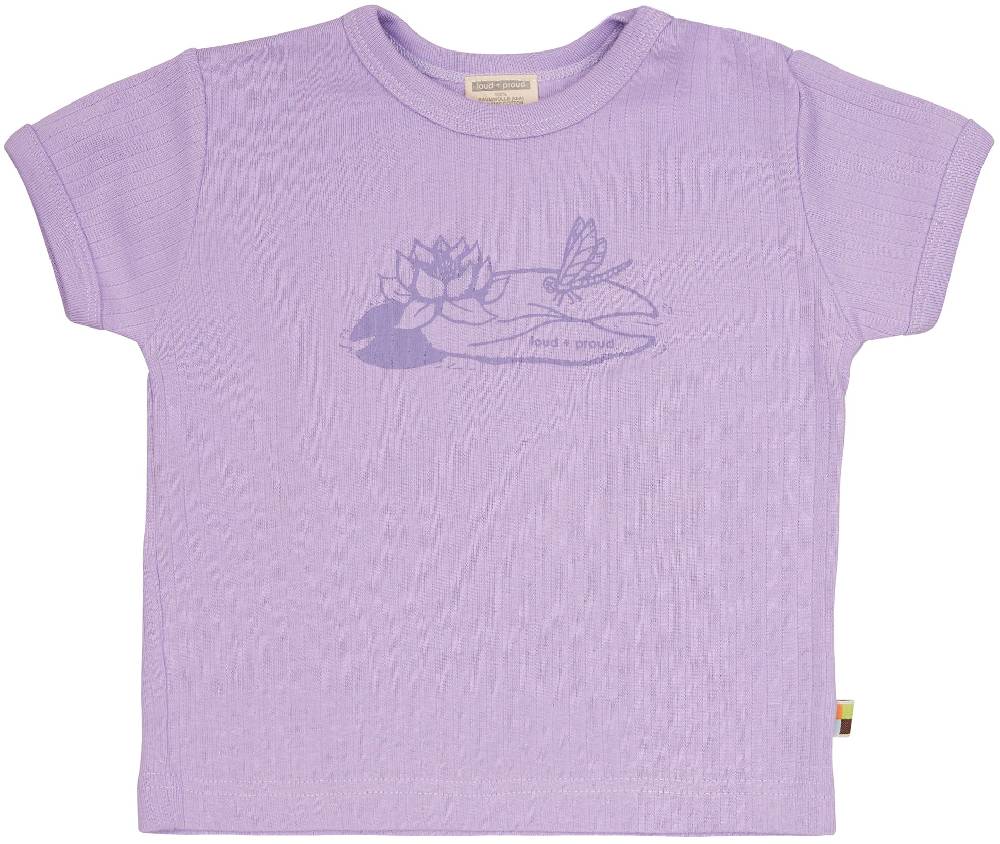 Loud Proud T-Shirt Derby Rib mit Druck