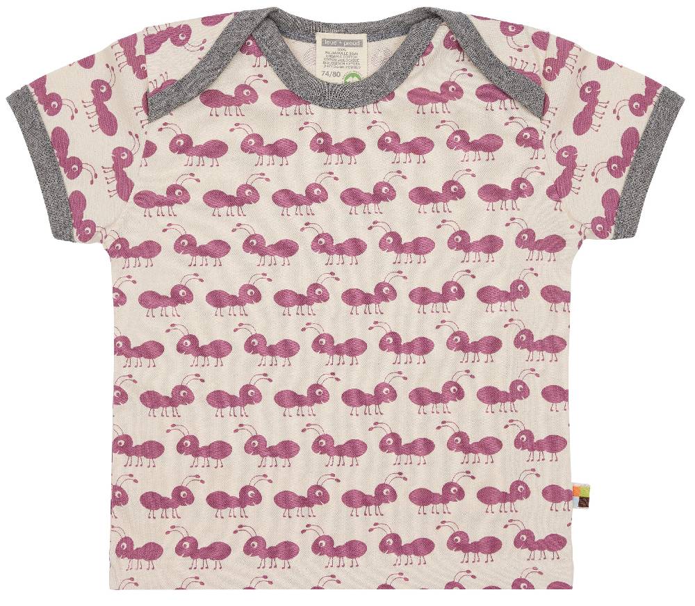 Loud Proud T-Shirt mit Druck Ameisen