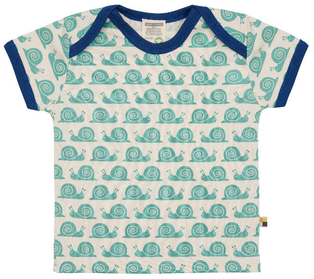 Loud Proud T-Shirt mit Druck Schnecken