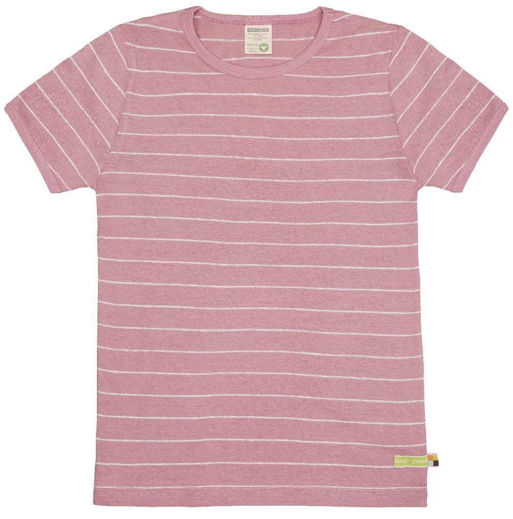 Loud Proud T-Shirt Streifen mit Leinen