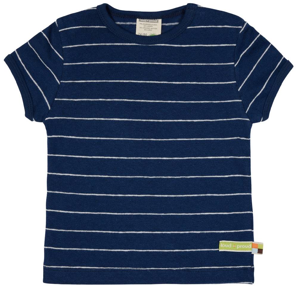 Loud Proud T-Shirt Streifen mit Leinen