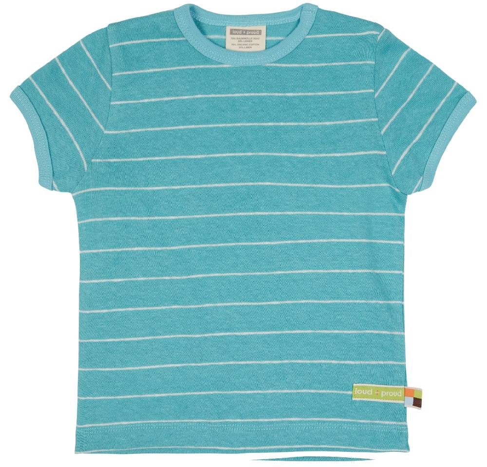 Loud Proud T-Shirt Streifen mit Leinen
