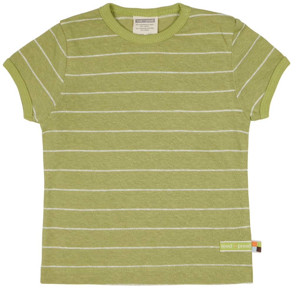 Loud Proud T-Shirt Streifen mit Leinen