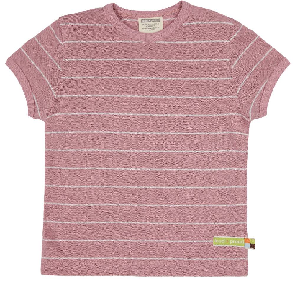 Loud Proud T-Shirt Streifen mit Leinen