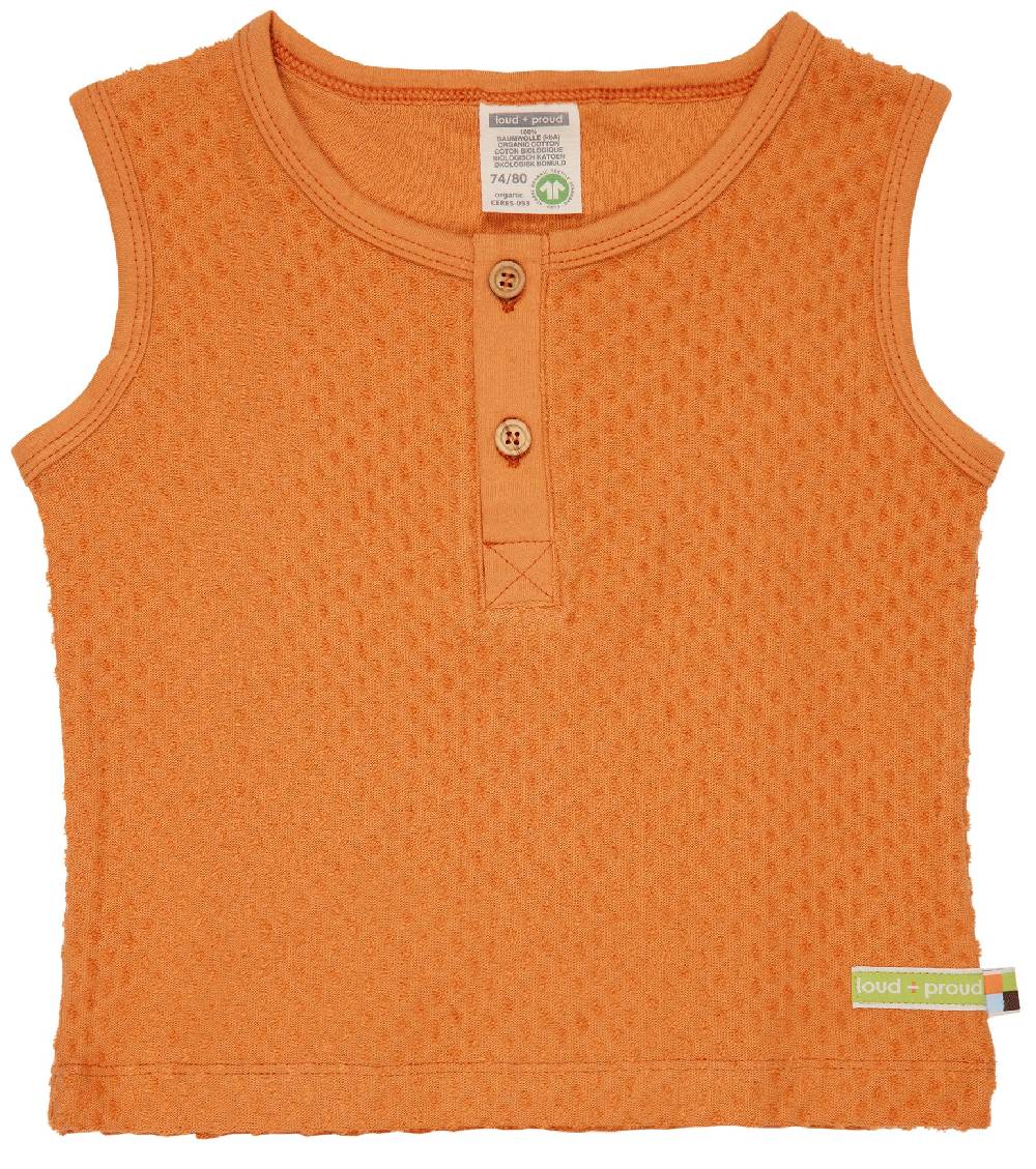 Loud Proud Top aus Frottee mit Punkten