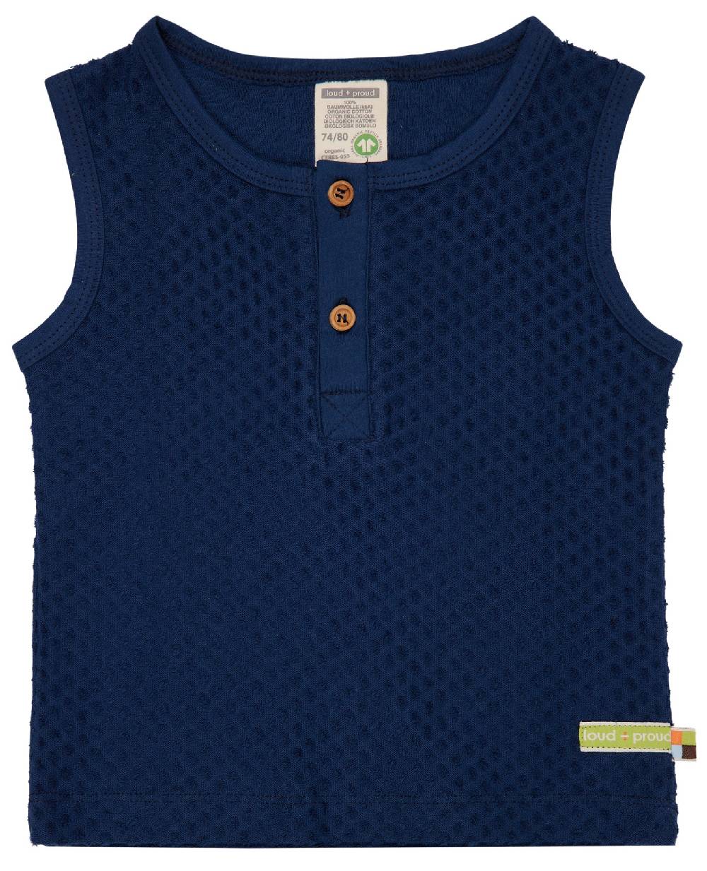 Loud Proud Top aus Frottee mit Punkten