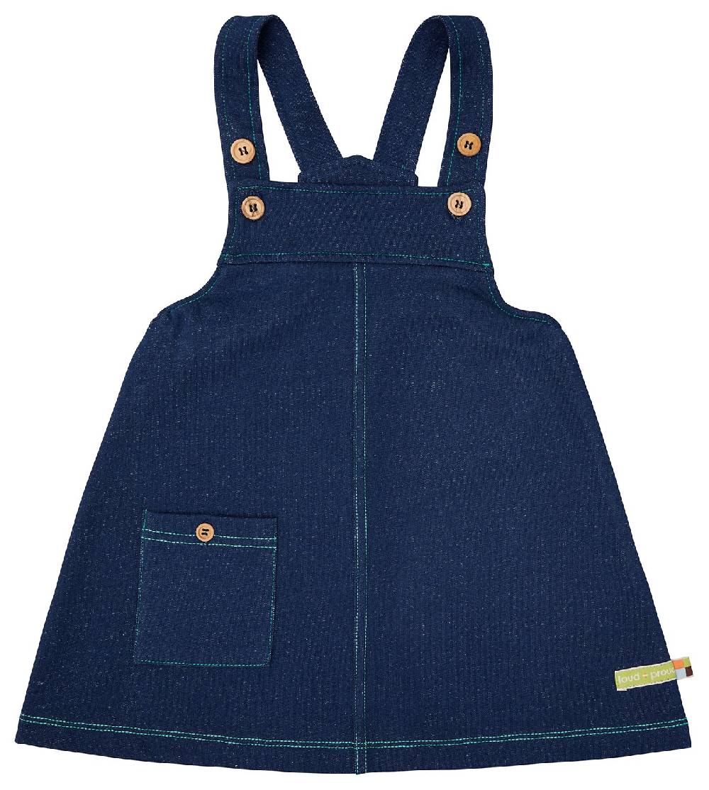 Loud Proud Trägerrock in Jeans-Optik