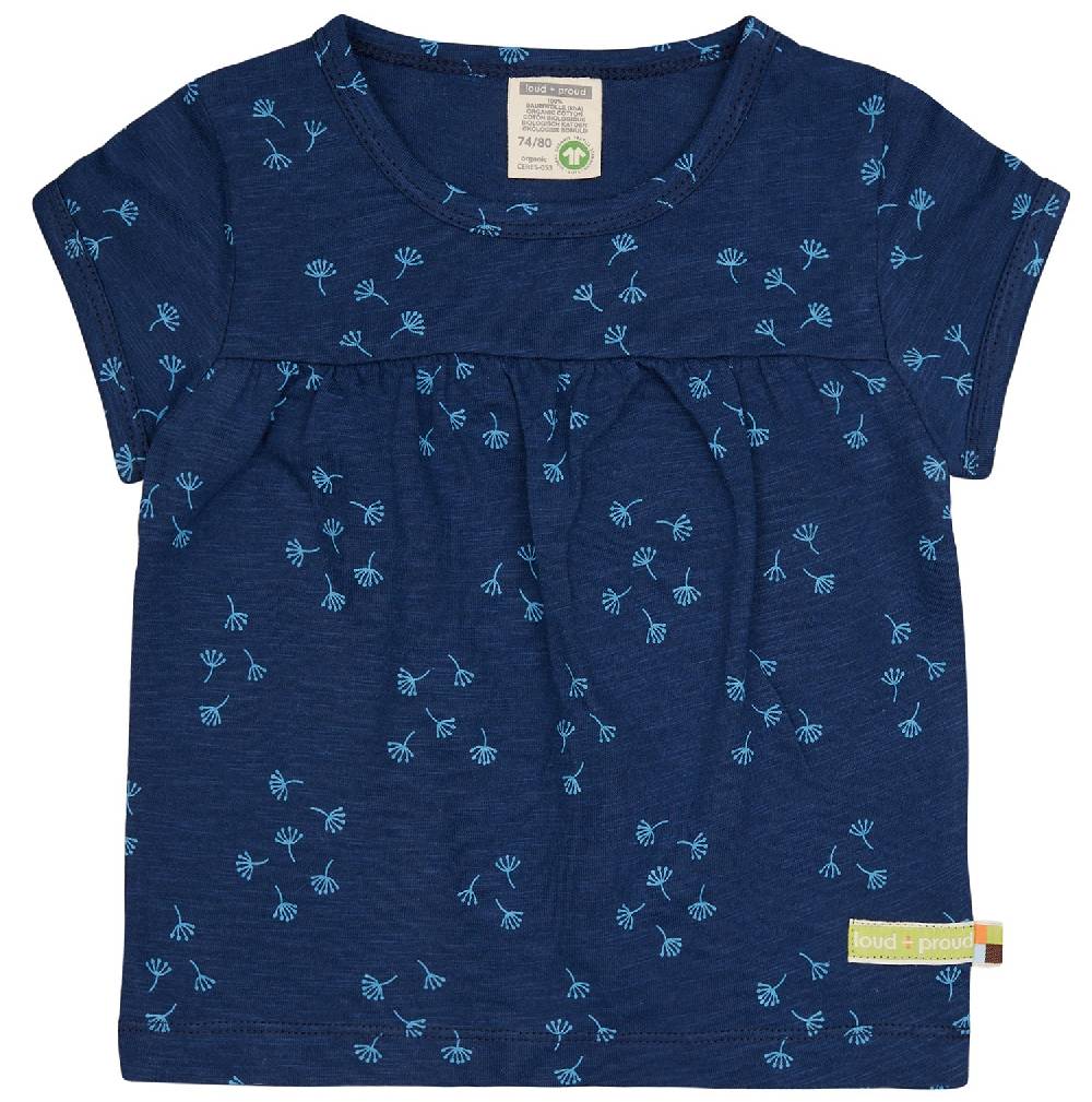 Loud Proud Tunika Slub Jersey mit Druck