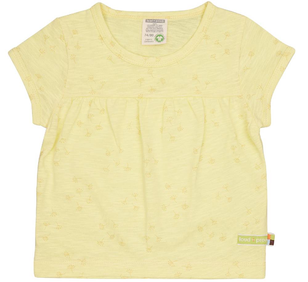 Loud Proud Tunika Slub Jersey mit Druck