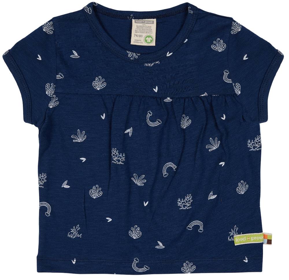 Loud Proud Tunika Slub Jersey mit Druck