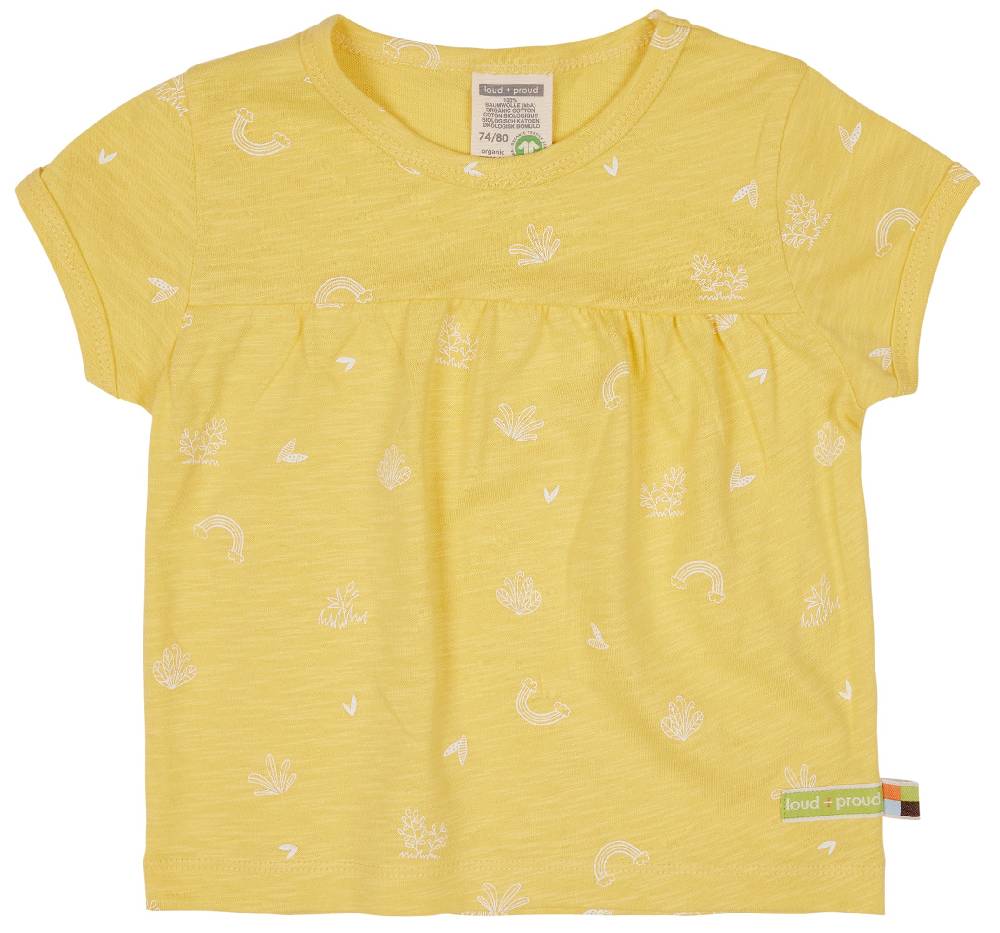 Loud Proud Tunika Slub Jersey mit Druck