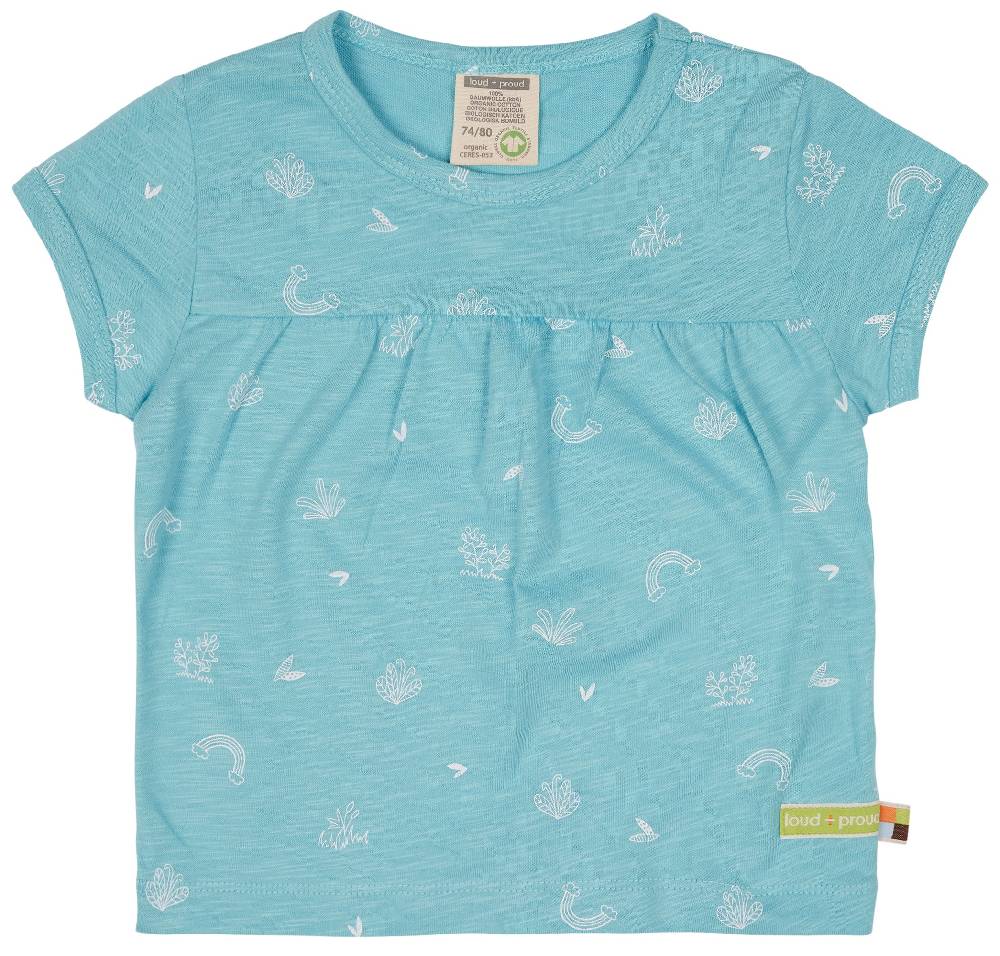 Loud Proud Tunika Slub Jersey mit Druck