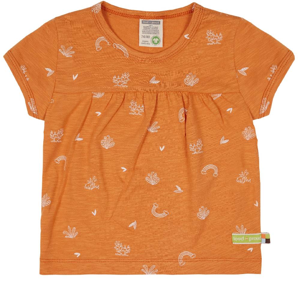 Loud Proud Tunika Slub Jersey mit Druck