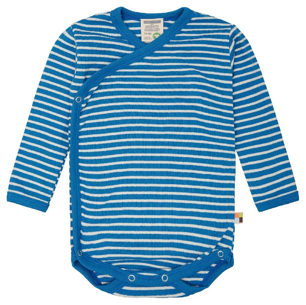 Loud Proud Wickelbody langarm gestreift mit Rippe