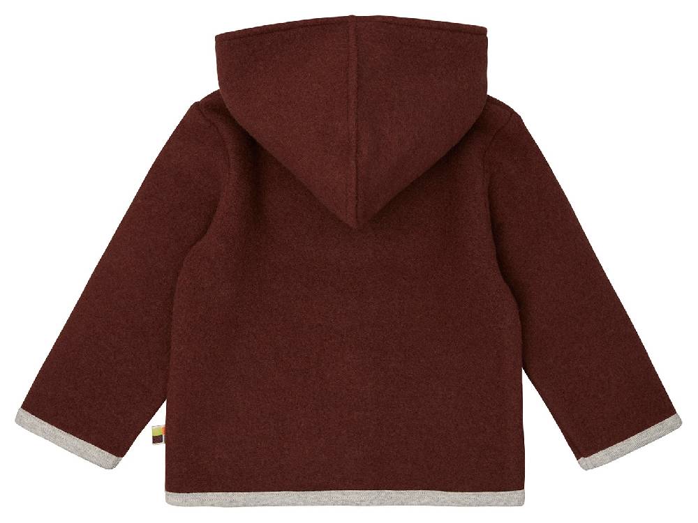 Loud Proud Wollfleece-Jacke Mit Kapuze