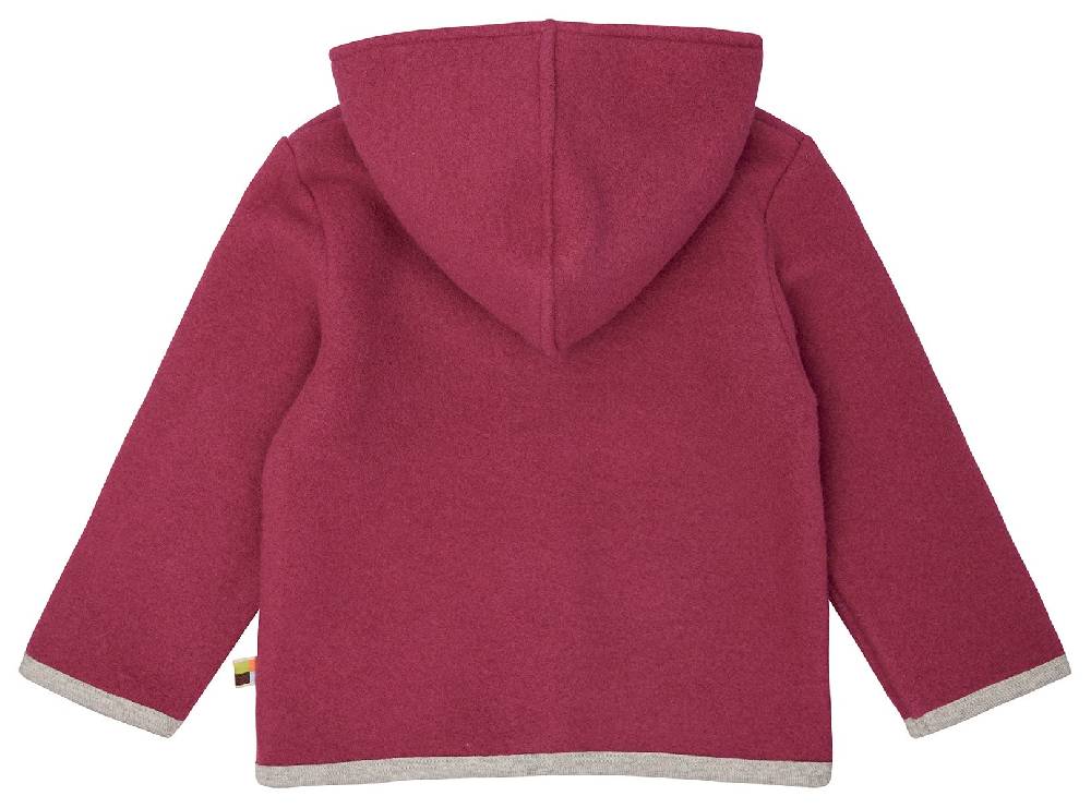 Loud Proud Wollfleece-Jacke Mit Kapuze