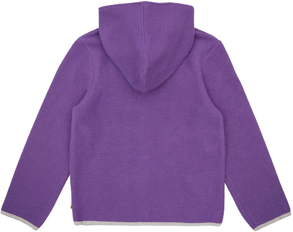 Loud Proud Wollfleece-Jacke Mit Kapuze