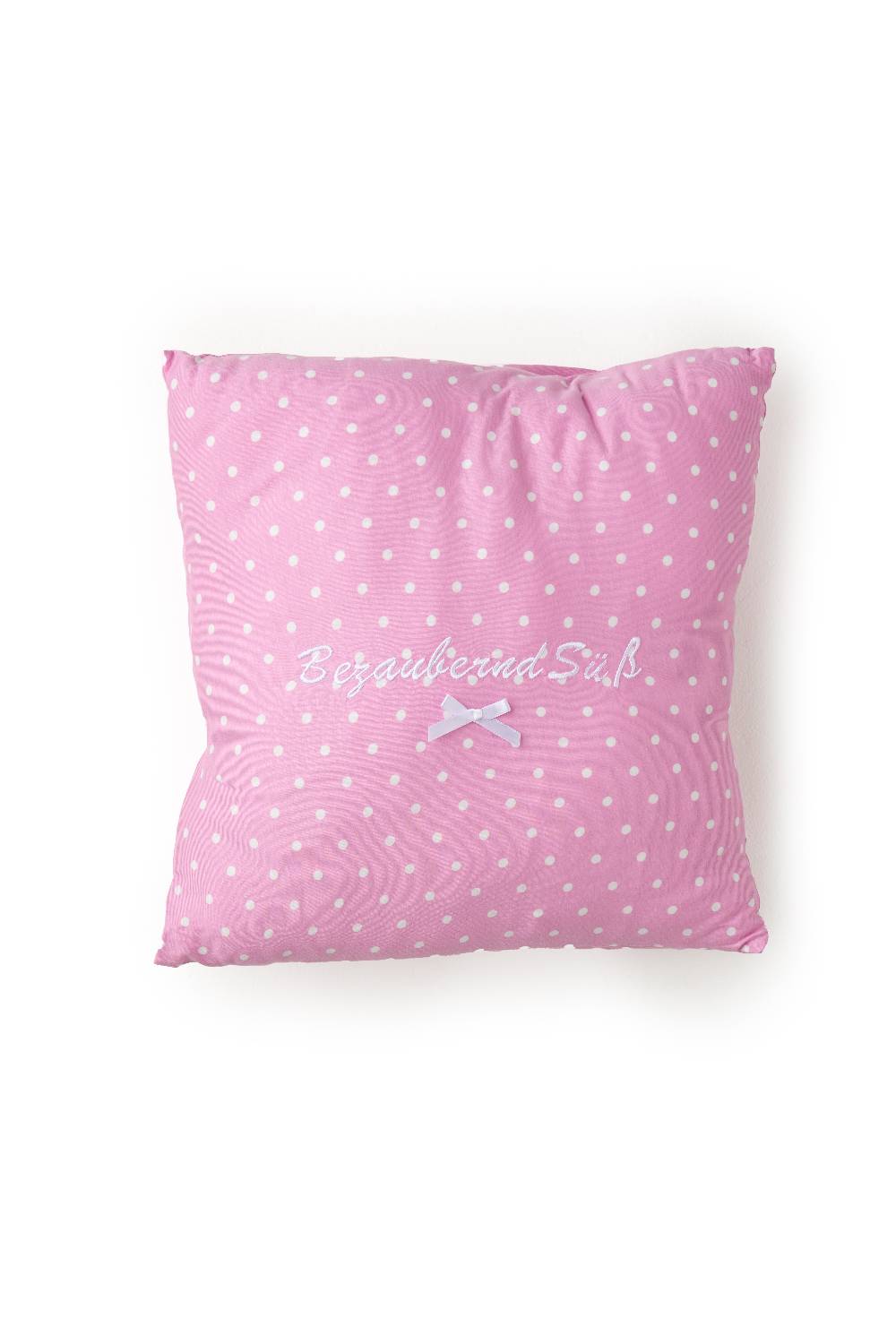 Louis & Louisa Kissenhülle "Bezaubernd süß", rosa allover