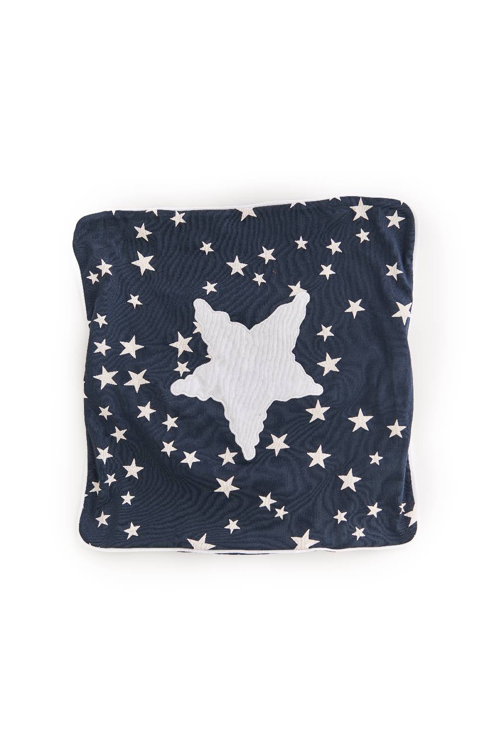 Louis & Louisa Kissenhülle "Zeit für Sternenträume", blau allover