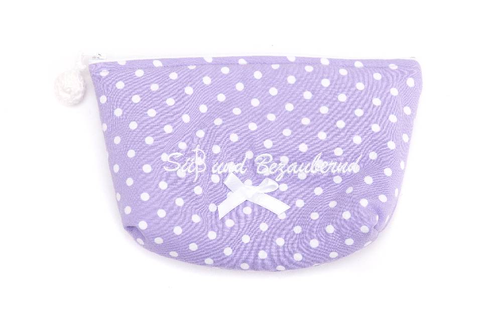 Louis & Louisa Kosmetiktasche "Süß und Bezaubernd", flieder allover