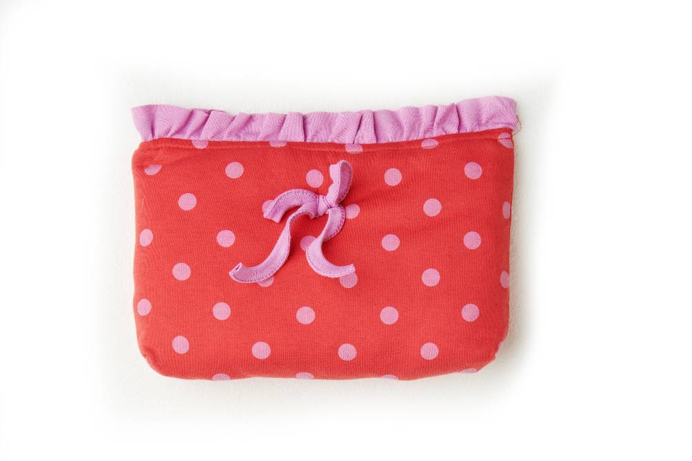 Louis & Louisa Kosmetiktasche "Voller Liebe", rot allover