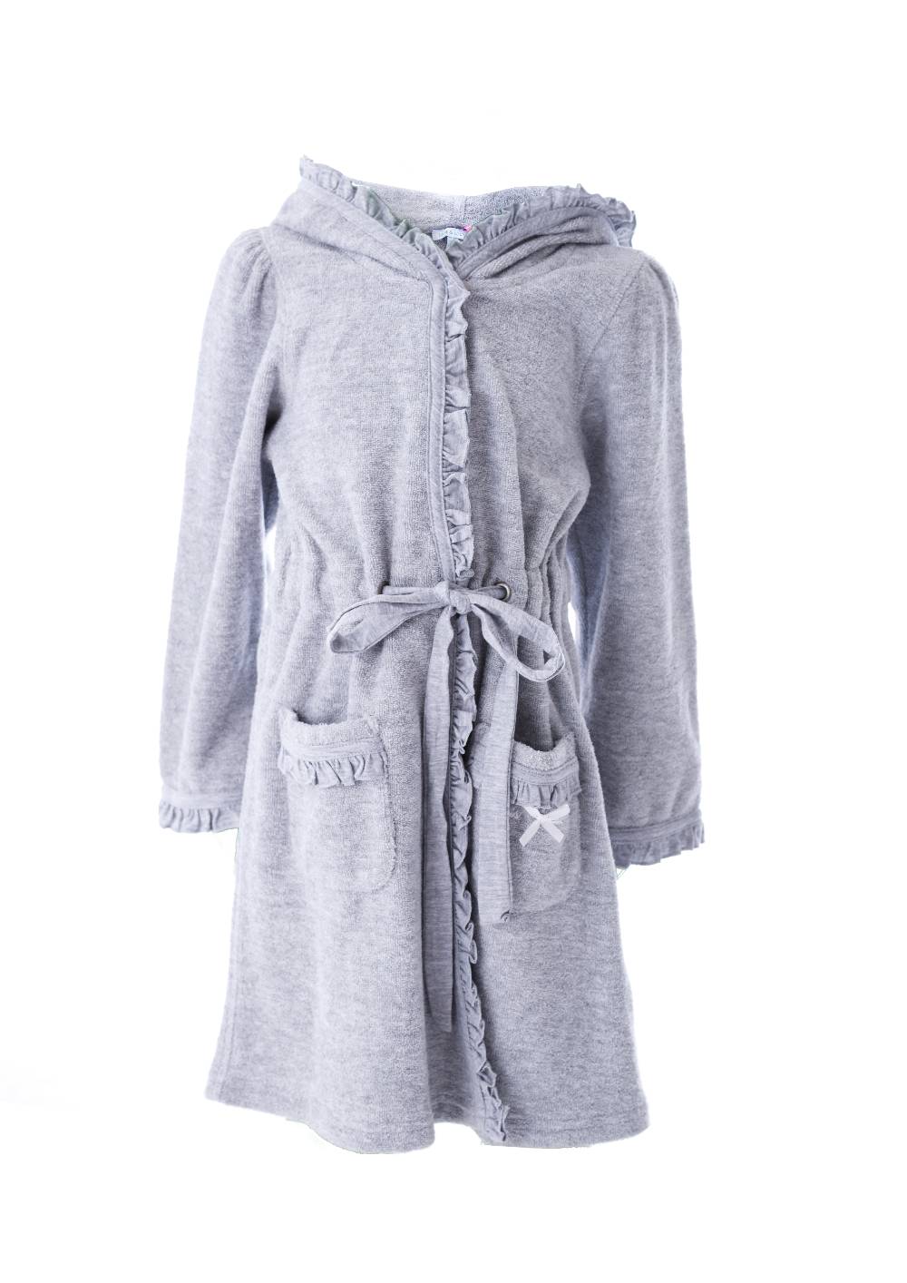 Louis & Louisa Bademantel Kinder, grau