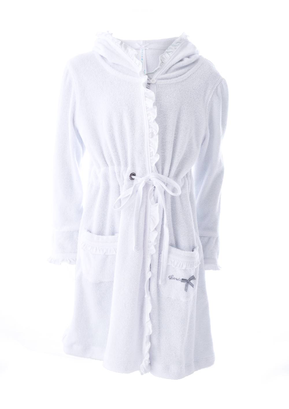 Louis & Louisa Bademantel Kinder, weiß