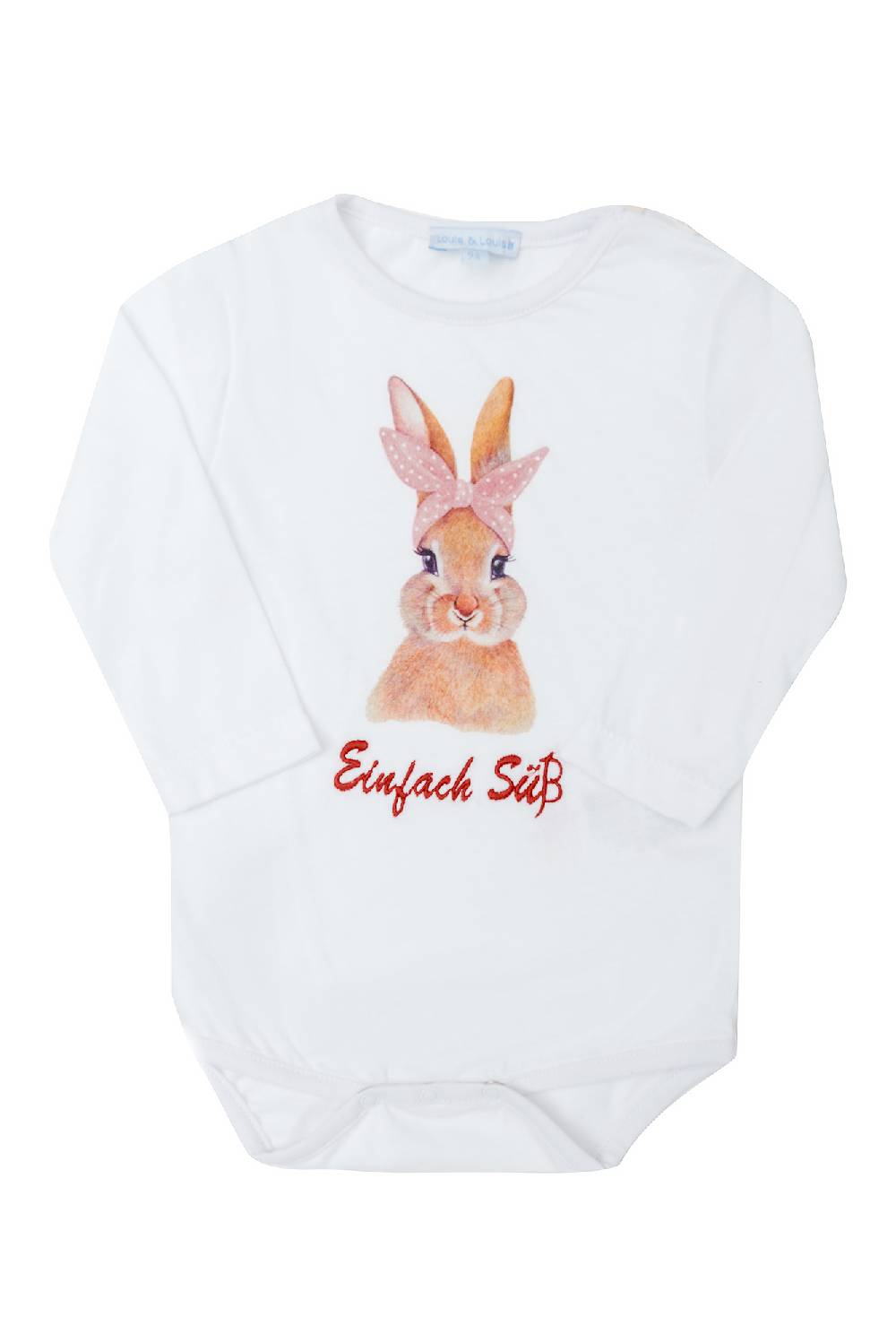 Louis & Louisa Body Baby "Hase", weiß
