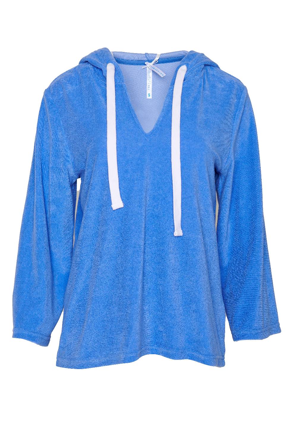 Louis & Louisa Hoody, blau Frottee