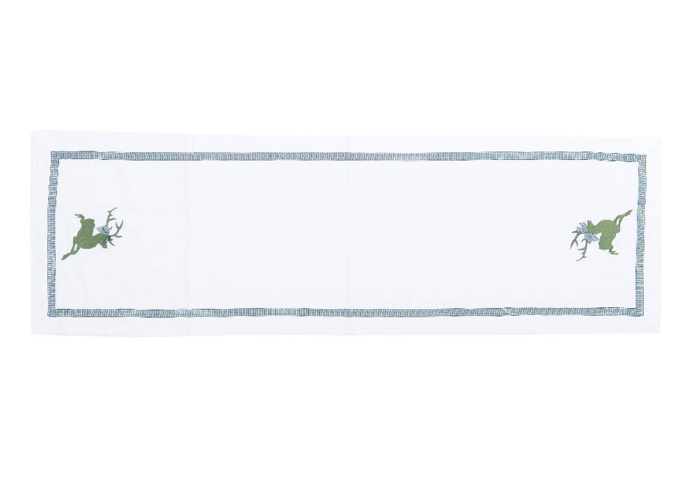 Louis & Louisa Läufer "Wilde Zeiten" mit grüner Hirsch