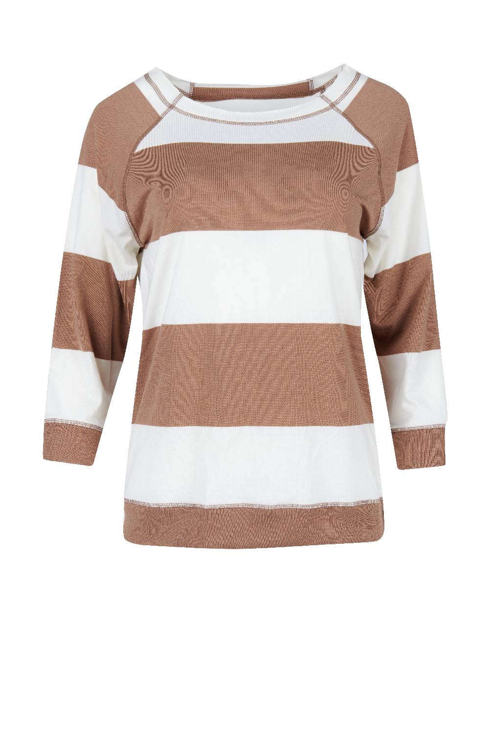 Louis & Louisa PURE Sweaty, camel gestreift