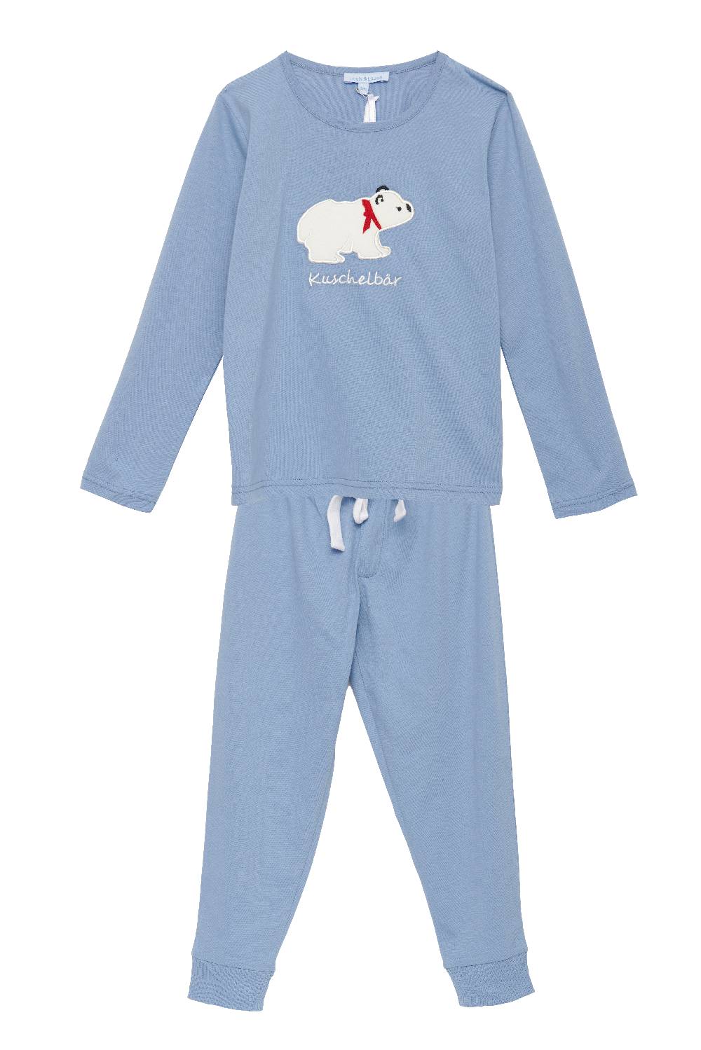 Louis & Louisa Pyjama Jungs Bündchen "Eisbär", blau Louis & Louisa Pyjama Jungs Bündchen "Eisbär", blau