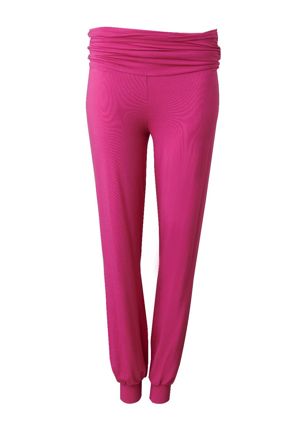 Louis & Louisa YOGA Pants mit Bündchen, fuchsia