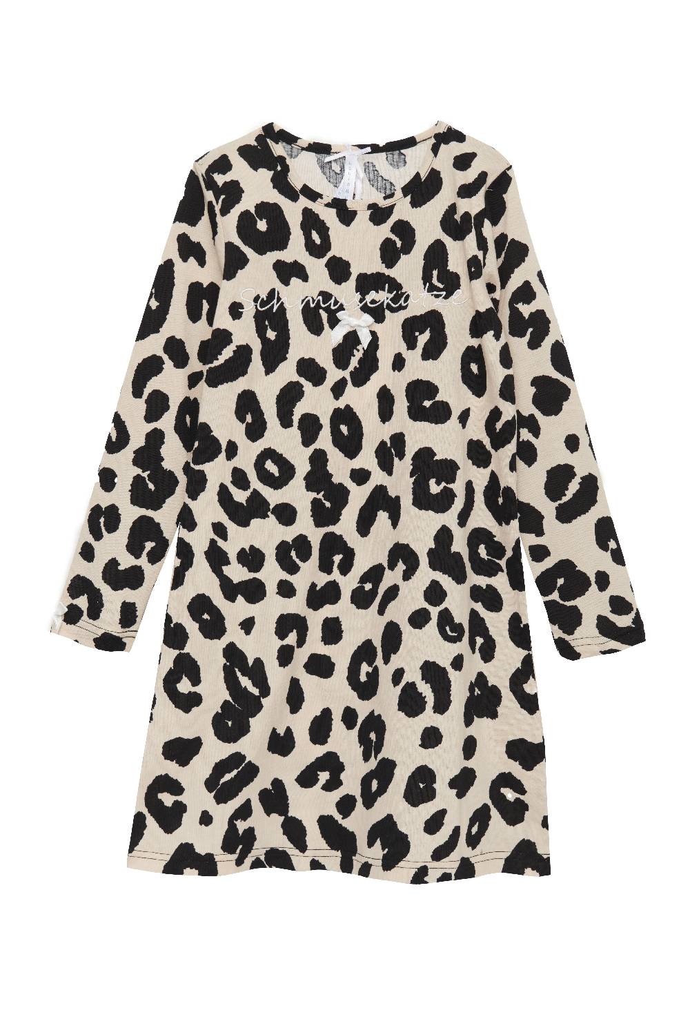 Louis & Louisa Nachthemd Kinder Basic "Schmusekatze", Leo allover