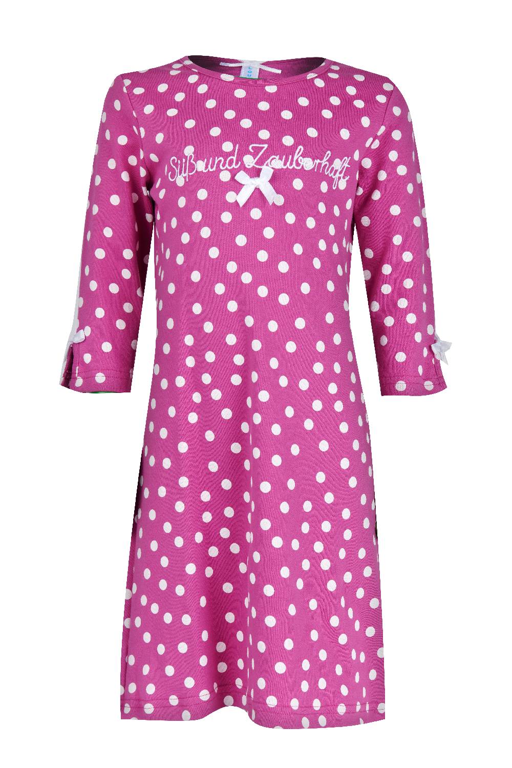 Louis & Louisa Nachthemd Kinder Basic "Süß und Zauberhaft" pink allover Louis & Louisa Nachthemd Kinder Basic "Süß und Zauberhaft" pink allover