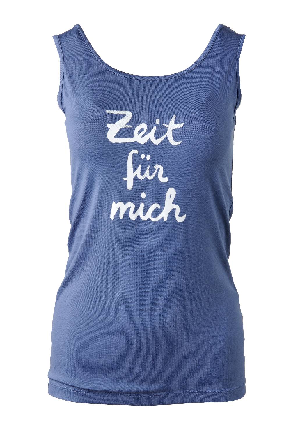 Louis & Louisa YOGA Tanktop Spruch "Zeit für mich", blau