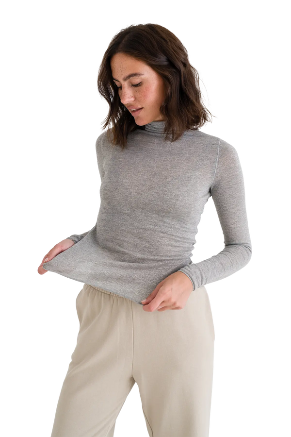 Love Joy Victory Glitter Langarmshirt Mit Rollkragen Agena