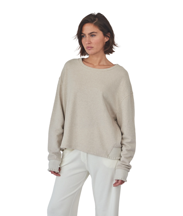 Love Joy Victory Glitter SWEATSHIRT ROSE