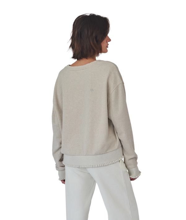 Love Joy Victory Glitter SWEATSHIRT ROSE