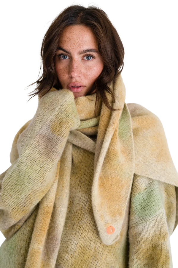 Love Joy Victory Kaschmir Batik Schal Pansy