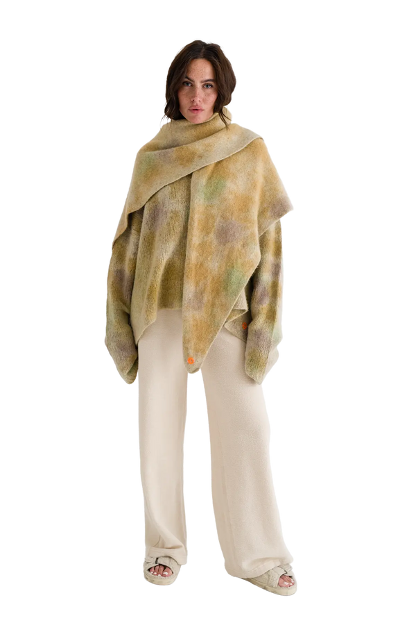 Love Joy Victory Kaschmir Batik Schal Pansy