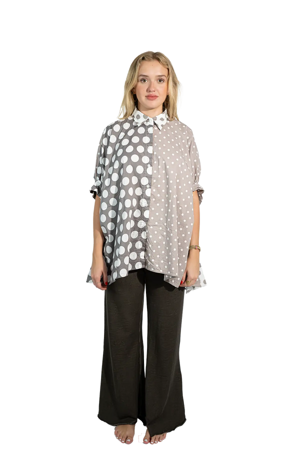 Love Joy Victory RE-BIRTH Bluse Dots