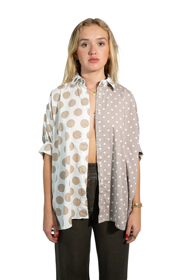 Love Joy Victory RE-BIRTH Bluse Dots