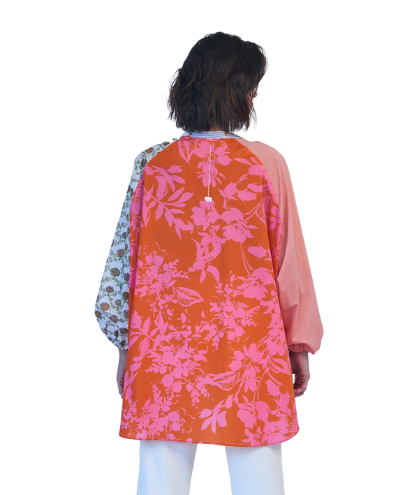 Love Joy Victory RE-BIRTH PATCHWORK BLUSE PEONIA