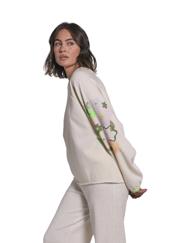 Love Joy Victory Sweatshirt Mit Stickereien Tulala