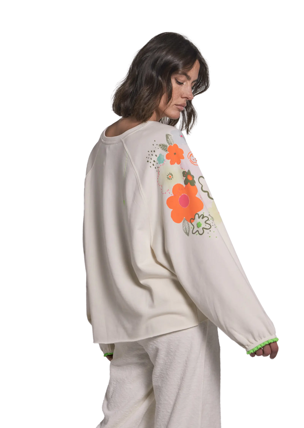 Love Joy Victory Sweatshirt Mit Stickereien Tulala