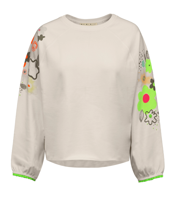 Love Joy Victory Sweatshirt mit Stickereien Tulala