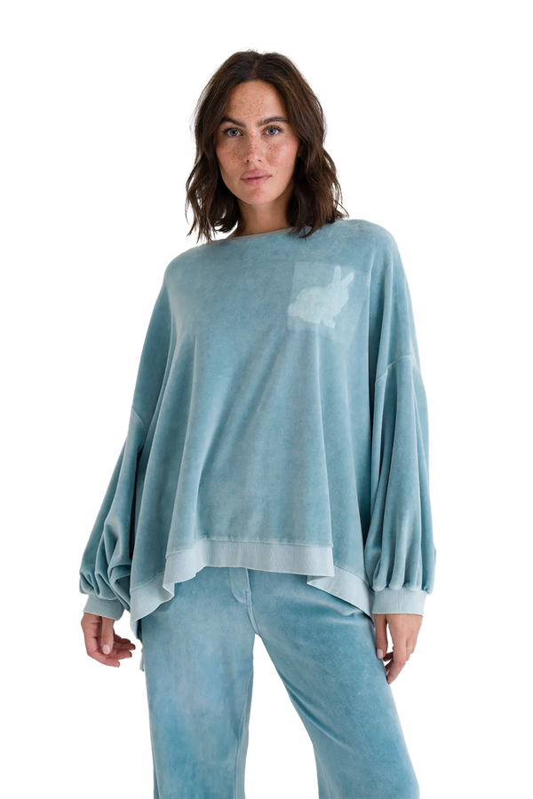 Love Joy Victory Velvet Oversize Sweatshirt Izar