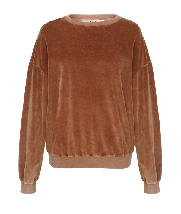 Love Joy Victory Velvet Oversize Sweatshirt Rana