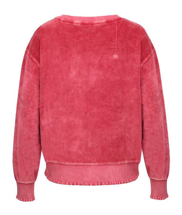 Love Joy Victory Velvet SWEATSHIRT ROSE